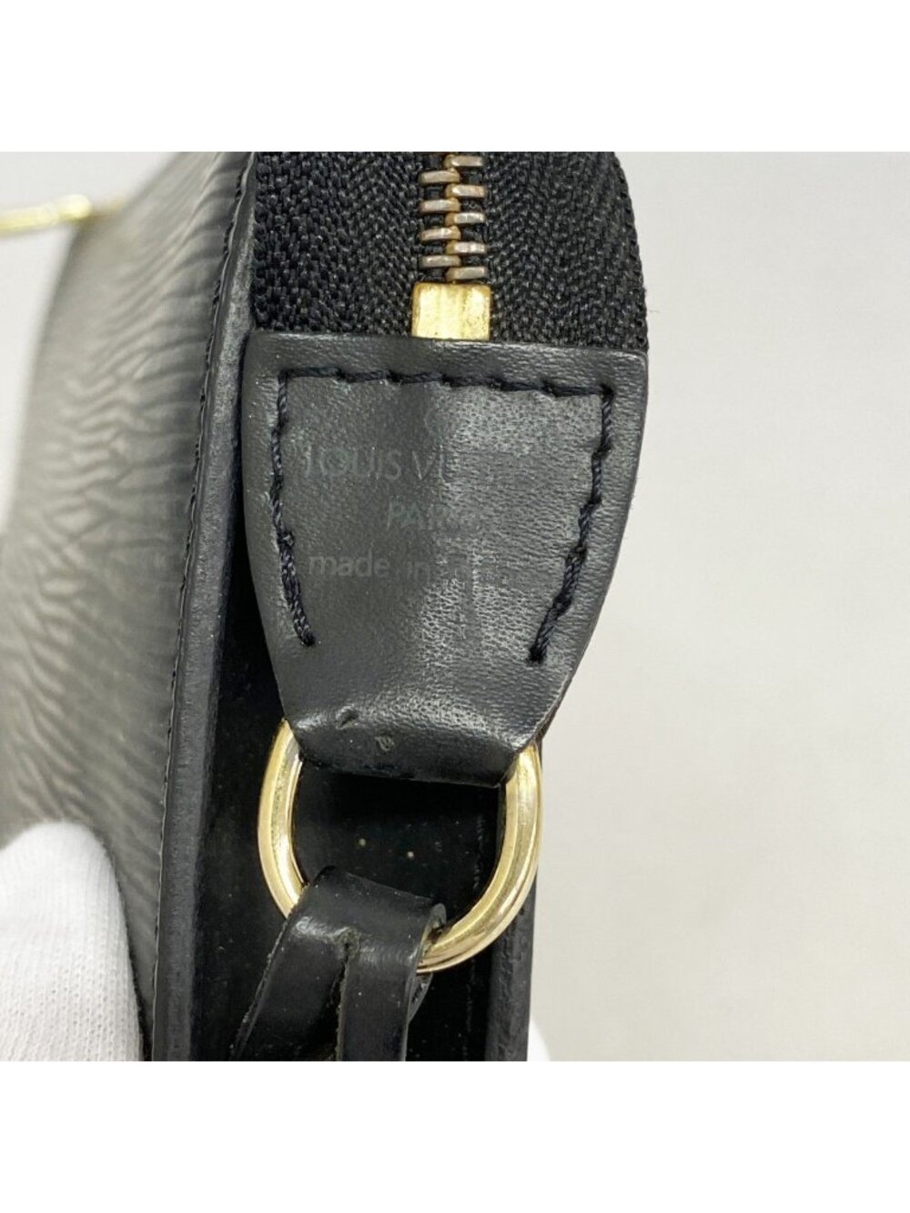★SOLD★ Louis Vuitton Pouch Epi Pochette Noir - Picture 5 of 10